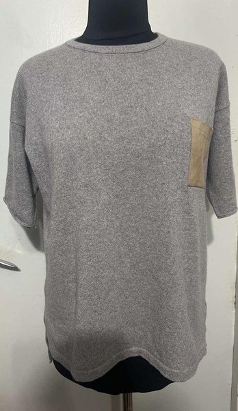 Women Brunello Cucinelli Sweater Grey Cashmere M #69FI