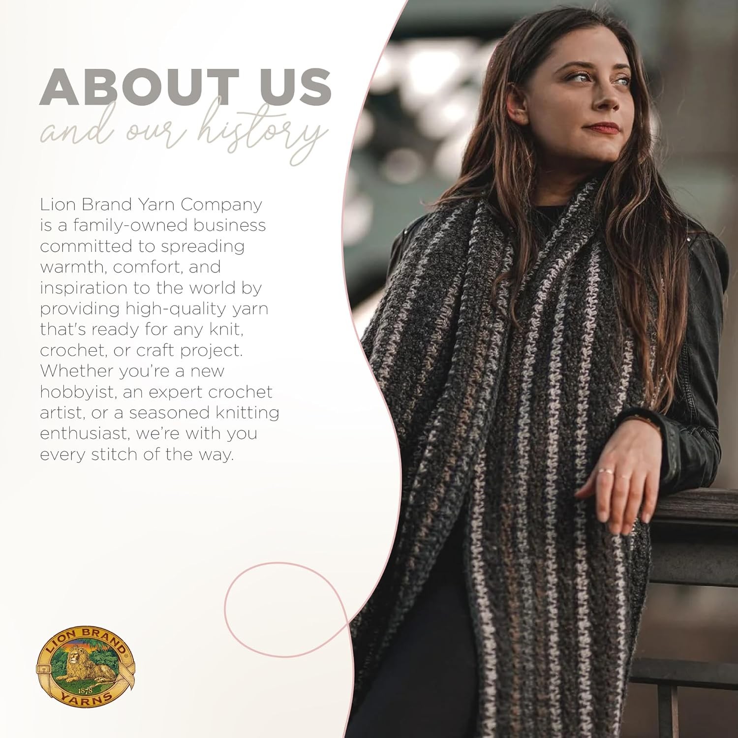 Ferris Wheel Yarn Multicolor Full Moon 1 Pack Self-Striping Ombre Crafts