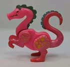 Vtg 1974 Fisher Price Little People Playset Castle #993 Pink Dragon No Ears