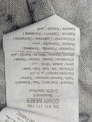 Gerry Weber Cardigan Donna Grigio Nero Fiori Seta (IT 44, EU 40) - Foto 5 di 6