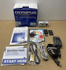 Olympus mju Stylus 410 Digital Camera 4.0MP 3x Zoom Remote Parts Or Repair Only