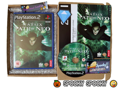The Matrix Path of Neo PS2 - UK PAL sehr guter Zustand CIB mit Reg & Natural Disc - Tracked
