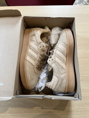 Adidas Samba XLG Tan Suede Gum Sole Sneakers Men's