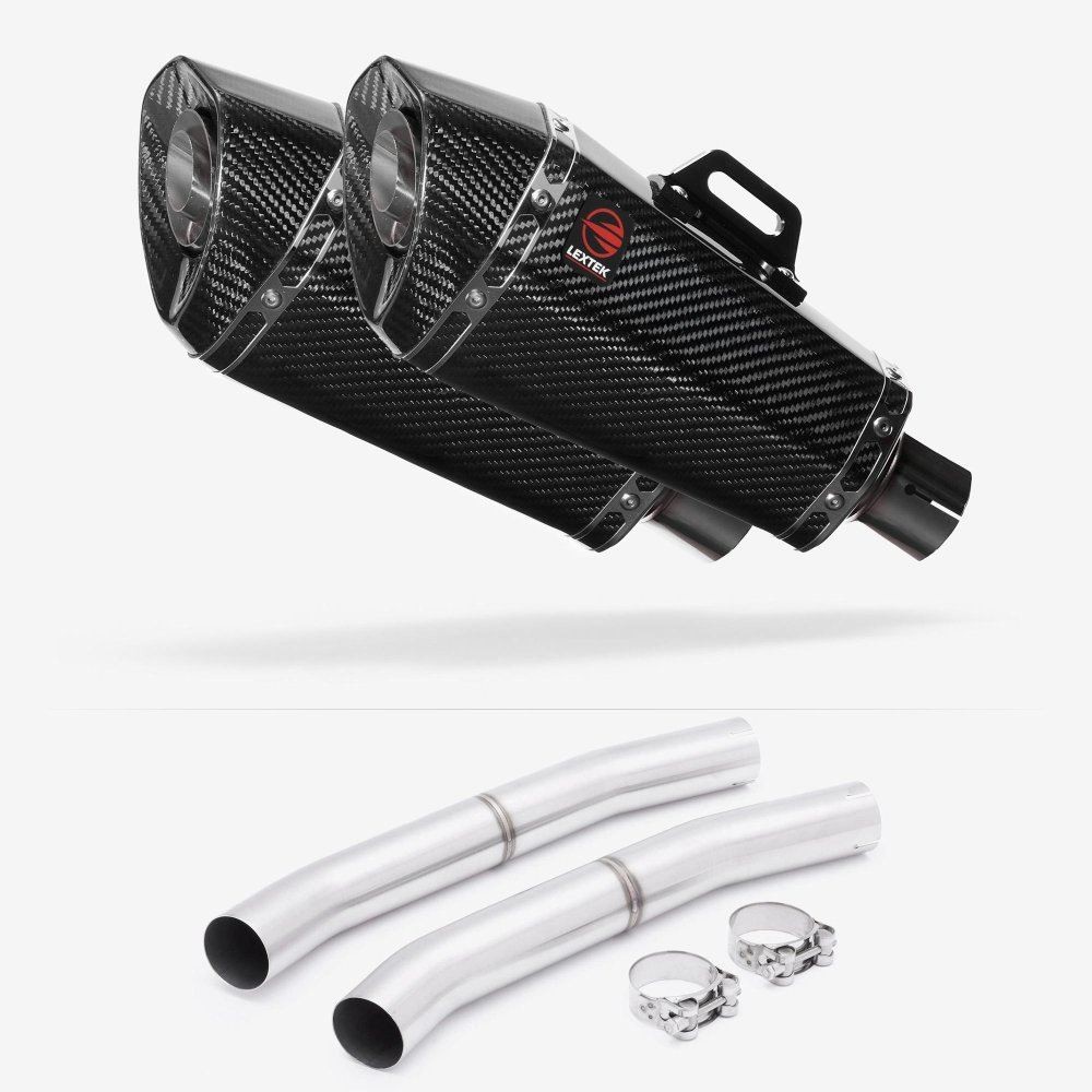 Lextek XP8C  Exhaust 210mm with Link Pipes for Suzuki GSX 1300 R Hayabusa 08-17
