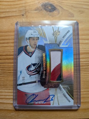 2016-17 Upper Deck SPx Gold Patch Auto Rookies Oliver Bjorkstrand #R-OB 66/90