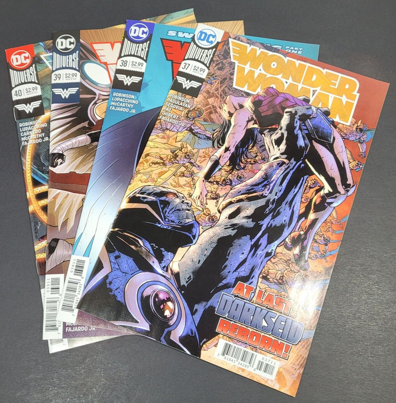 DC Comics - Wonder Woman #37-40 (4 books) - Collection Lot - Darkseid - NM B&B