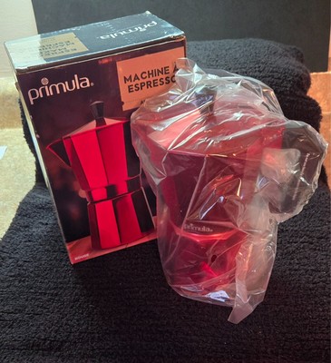 Primula 6 Cup Aluminum Espresso Coffee Maker w/ Instructions and Box