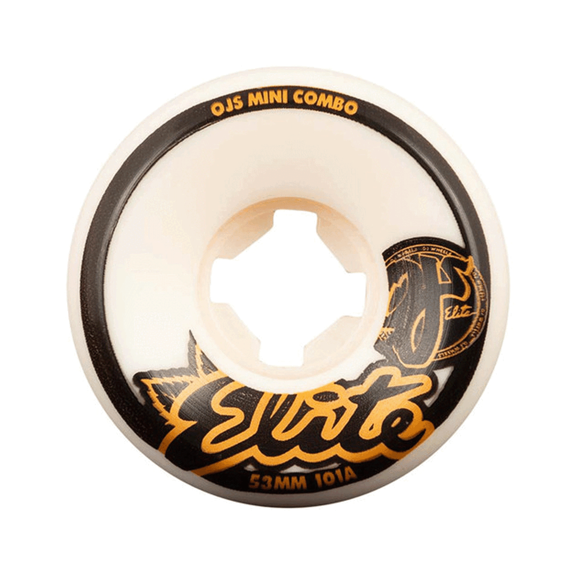 53mm Winkowski Tropics Elite White Mini Combo 99a | OJ Skateboard Wheels