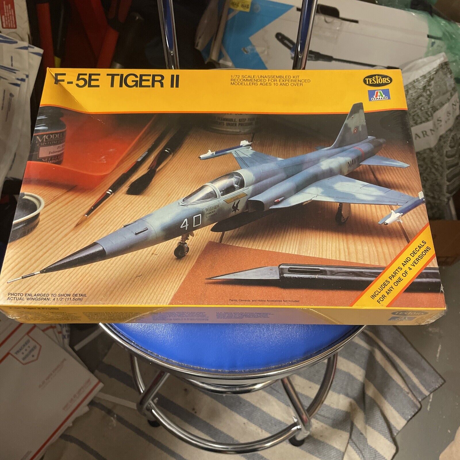 Large special price TESTORS ITALERI F-5E TIGER II MODEL AIRPLANE SCALE #686 72 Fresno Mall 1 KIT