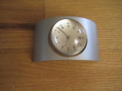 Rotating Glass Ball Clock Denver Broncos Design Registered Japan Movement 2002