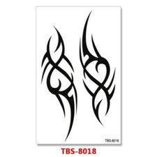 10 X MenTemporary Tattoos Body Arm Tattoo Sticker Half Sleeve Fake Waterproof US