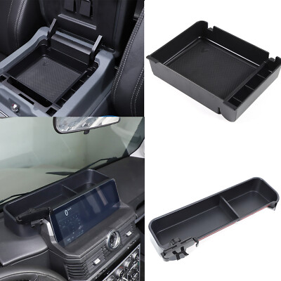 2Pcs Center Console, Dash Storage Tray Armrest Organizer For Ineos Grenadier 22+