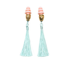 Breakfast at tiffany's inspired Tassel earplugs - Perfect for Audrey Costume