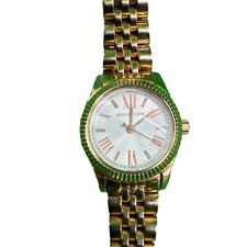 MICHAEL KORS Lexington 25mm Ladies Rose Gold Wristwatch MK-3230 NEEDS BATTER