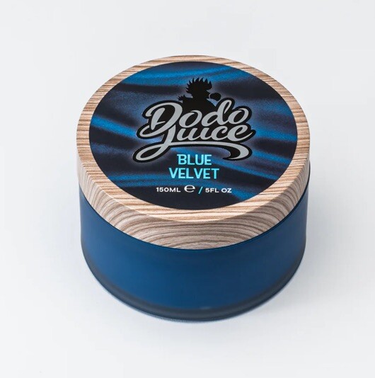 Dodo Juice Hard Car Wax, Carnauba Blue Velvet 150ml High Gloss & Insane Shine
