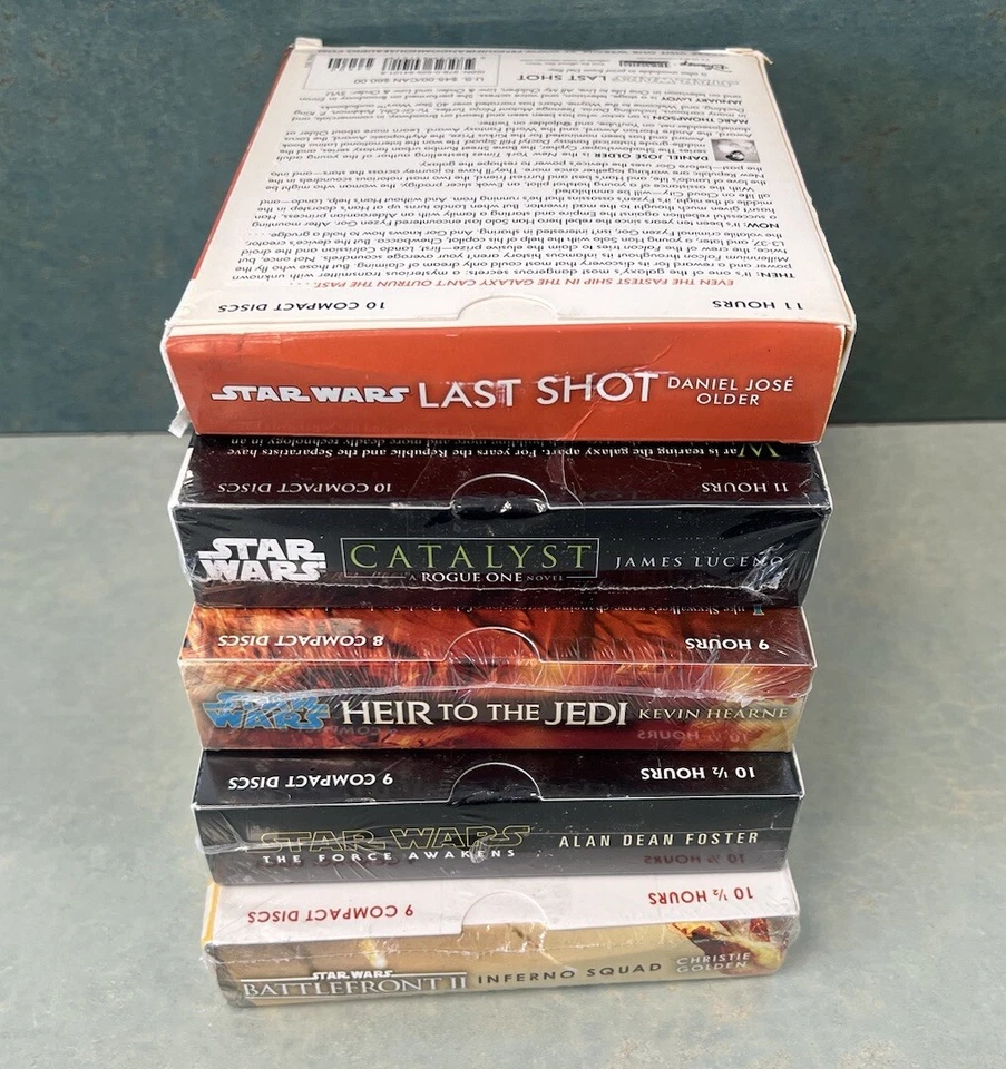 Star Wars Audiobook CD Lot Of 5 Sealed New/ Rare/ OOP/READ - Image 3 of 4