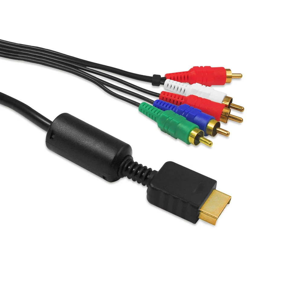 EAXUS® PS2/PS3 YUV Componente/Componente Cable AV TV Video FullHD Playstation 2 3 - Imagen 3 de 4