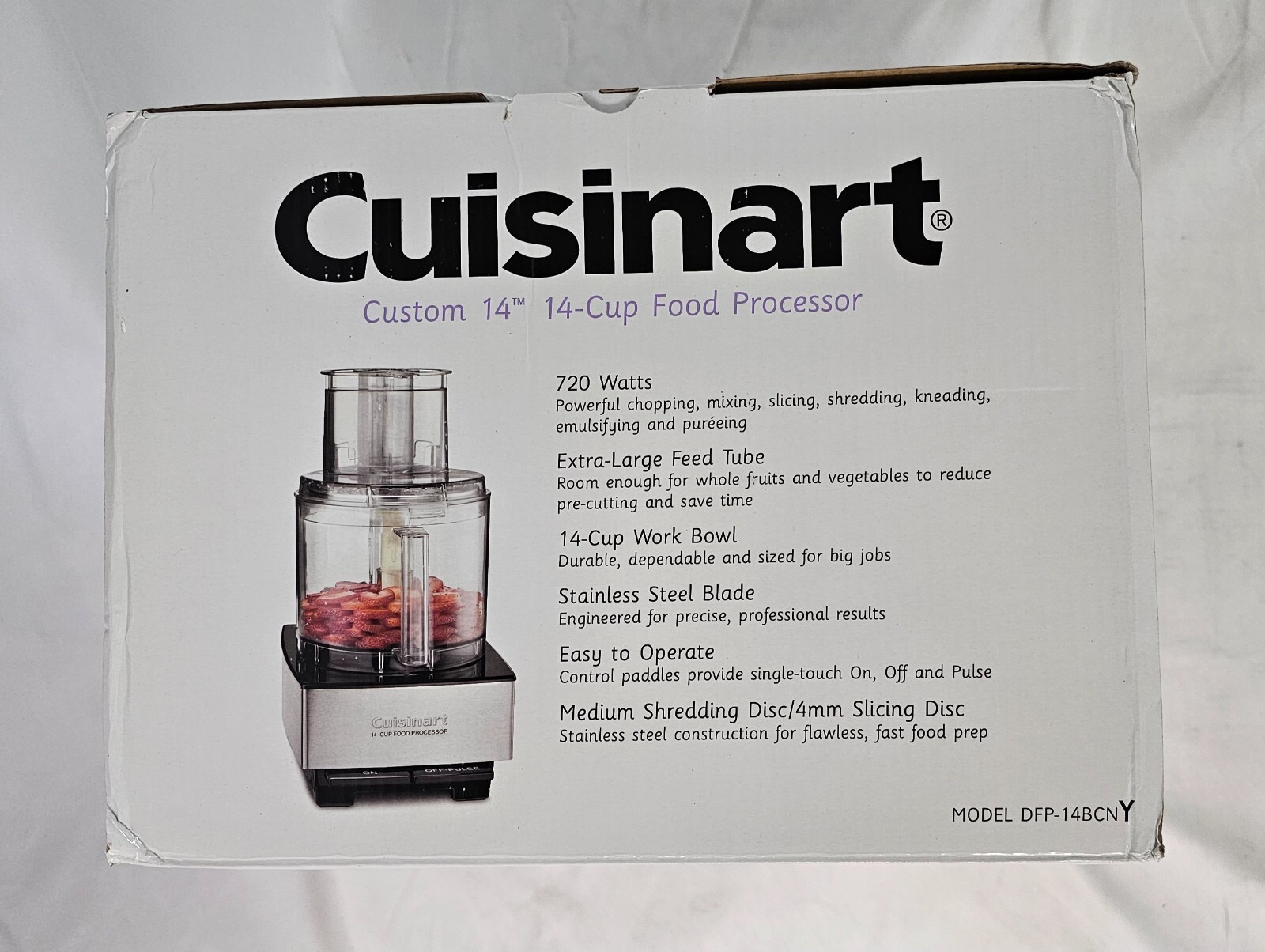 Cuisinart Custom 14 14Cup Food Processor DFP14BCNY BROKEN LID