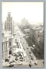 Calle Aquiles Serdan MEXICO CITY Vintage RPPC Real Photo Postcard Foto ~1950s