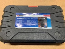 JobSmart 106 Piece Socket Set - 3/8 Ratchet - 1/4 & 3/8 Sockets - SAE & Metric