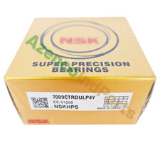  Set of Two New Abec-7 Super Precision Spindle Bearings For NSK 7009CTRDULP4Y