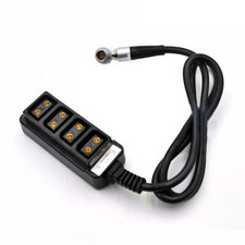 ARRI AMIRA/XT camera 12v 2pin power to 4D-tap Camera power DTAP fourway splitter