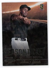 2011 Panini Playoff Contenders Michael Bourn Season Ticket Cracked Ice #42 #/299