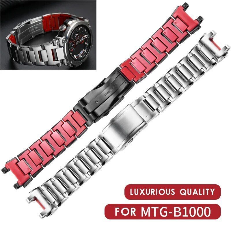 1000mm Stainless Steel Watch Band Strap For Casio G-SHOCK MTG
