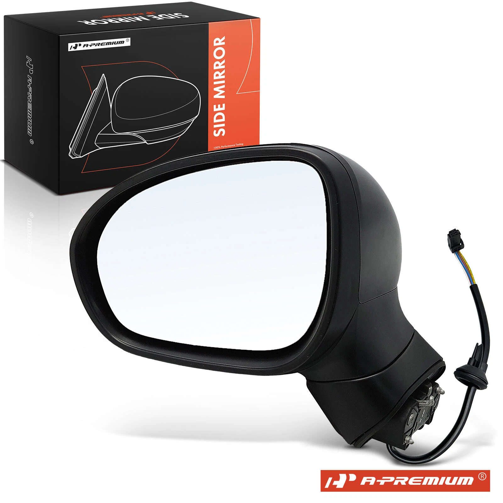 A-Premium Driver Power Adjust Mirror w/ Manual Folding for Fiat 500X 2016-2022