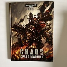 Warhammer 40K Chaos Space Marines Codex Hardcover 6th ( 2012, Hardcover )