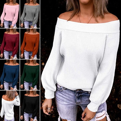 Long Sleeve Baggy Jumper Tops 
