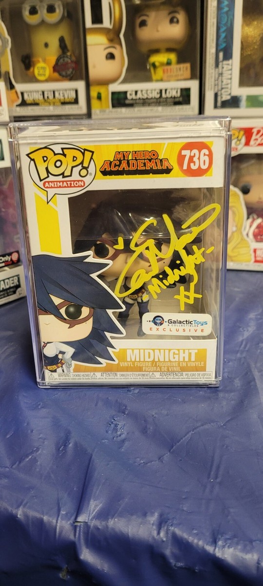 Elizabeth Maxwell Signed Funko Pop MHA Midnight #736 w/Pop