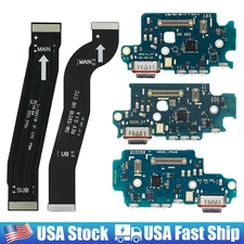 USB Charging Port Board Main LCD Flex Cable - Galaxy S24 / S24+ Plus / S24 Ultra