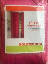 Racy Pink Curtain Panels. Includes 4 Curtain Panels. Girls/baby Room