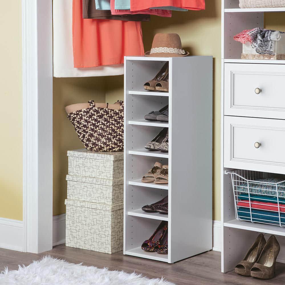 Closet Allen Roth Shoe Storage Closet Shoe Stand Home Depot