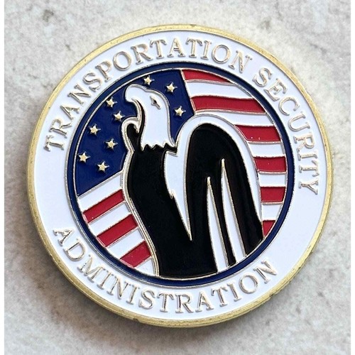 TRANSPORTATION SECURITY ADMINISTRATION (TSA) Challenge Coin With Case - Picture 4 of 4