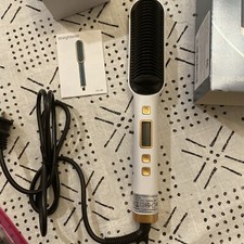 Hair Straightener Brush Comb Hair Styling Heating frizz free