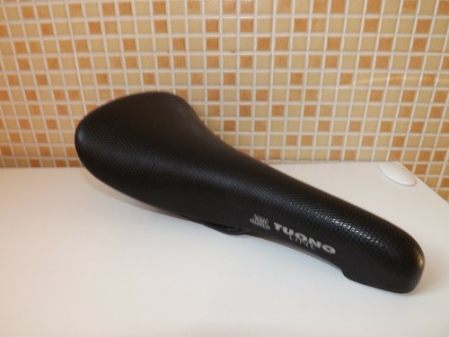 Selle San Marco Tuono Vintage 1994 - Noire - Cuir Synthétique - Occasion