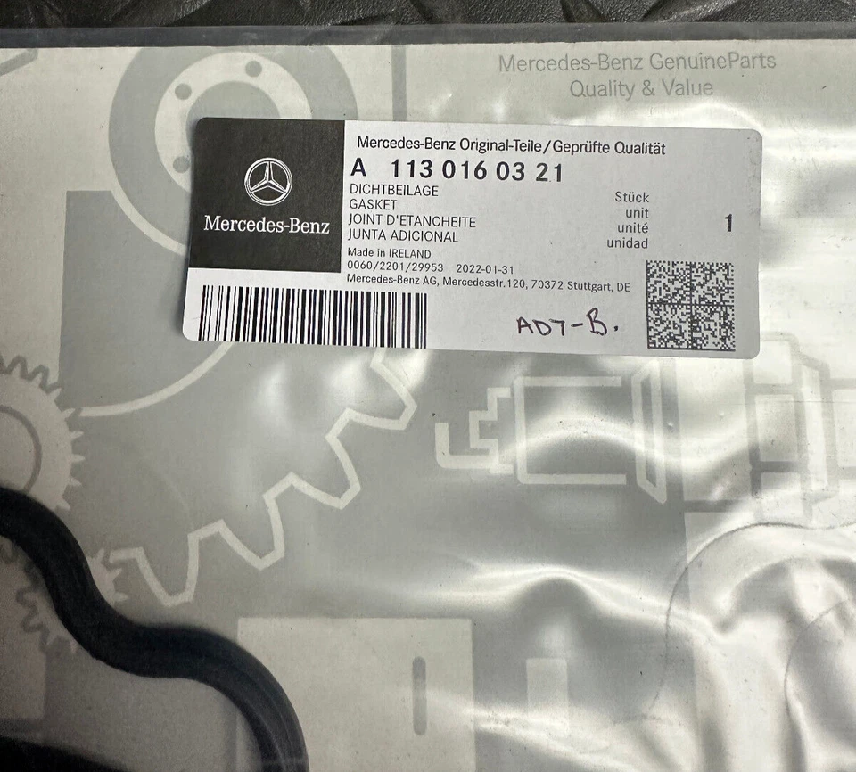 Cubierta de válvula de motor juntas izquierda y derecha para Mercedes W220 W219 W210 W211 W463 Foto 4 de 4