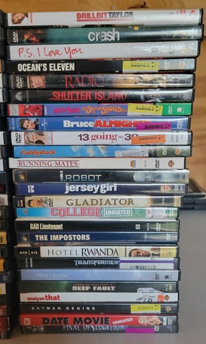 50 DVD Lot No Duplicates Action Suspense Comedy & More DVDs FREE SHIPPING - Picture 2 of 3