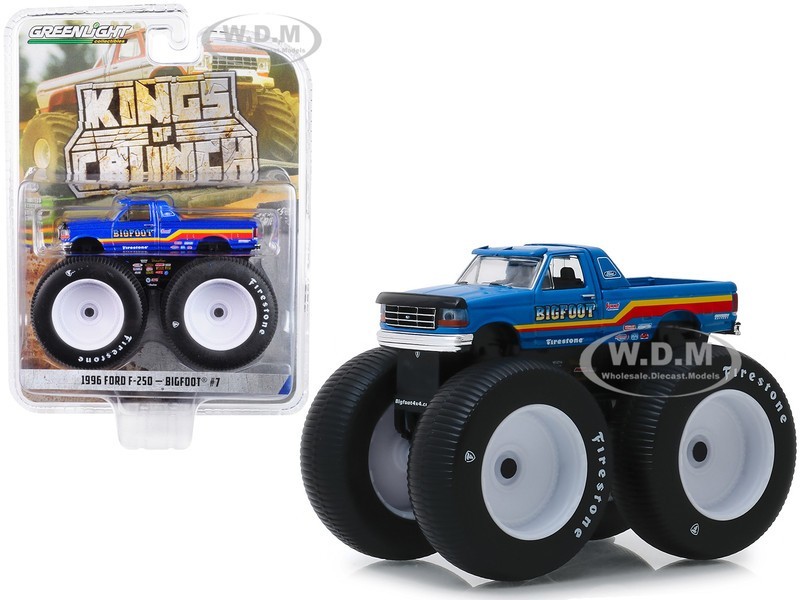 1996 FORD F-250 MONSTER TRUCK "BIG FOOT #7" 1/64 DIECAST BY GREENLIGHT 49050 F