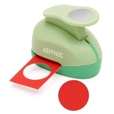 1 Inch Circle Hole Punch, Punches, Puncher, One Green 