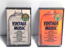 LOT of 2 Vintage Music Collectors Series 1986 Cassette Tapes 1 3 Oldies
