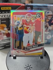 2023 Donruss Optic #94 Travis Kelce SILVER HOLO PRIZM Chiefs Football Card