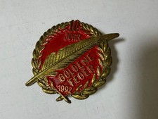 (2) Köln Karnevalsorden PIN Spange Karneval Fasching Orden Die goldene Feder