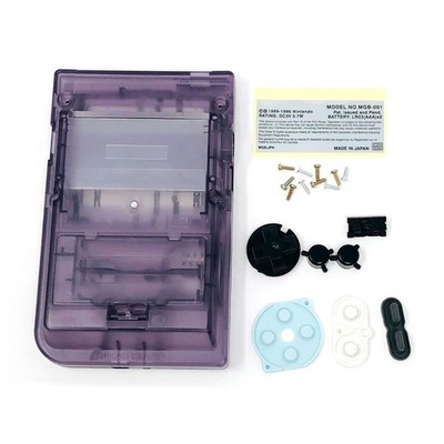 Soft Housing Shell Case Screen Protective Cover For GBP Game Boy Pocket Purple