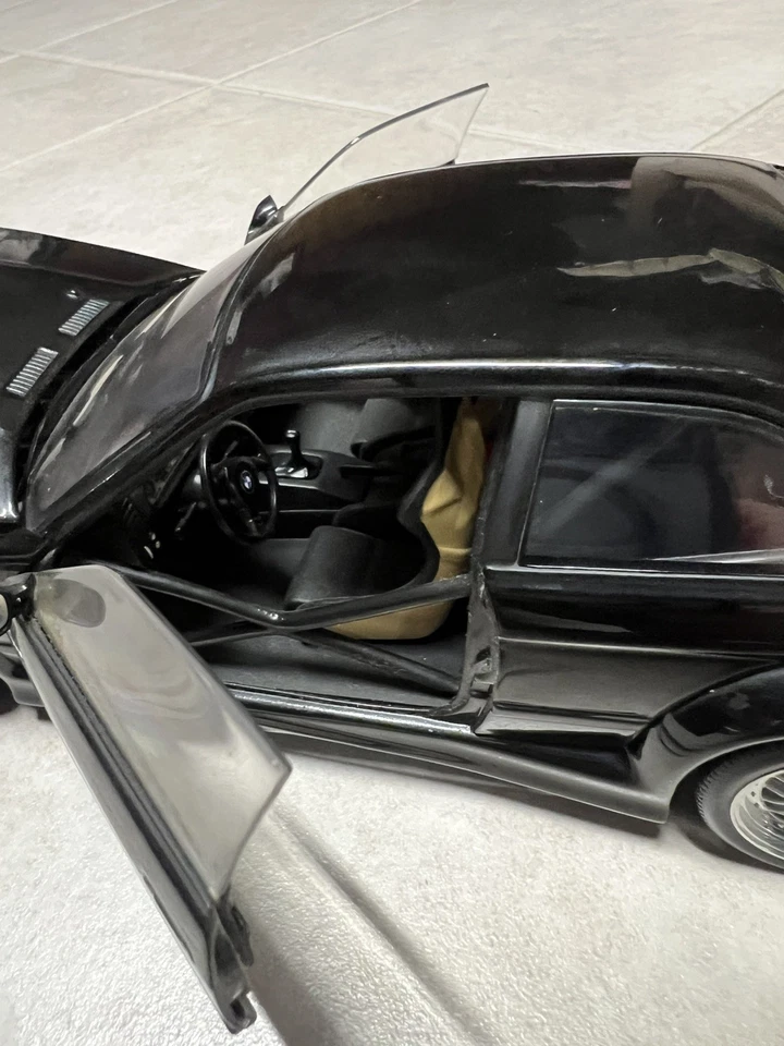 Rare BMW E36 M3 GTR 3 Series Black UT Models Diecast Car Model 1:18 1/18 Scale - Image 2 of 4