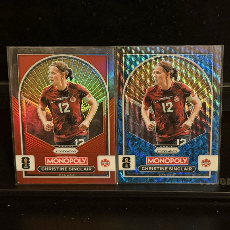 Panini Prizm Monopoly FIFA World Cup 26 Christine Sinclair #100 2-Card Lot