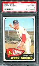 1965 Topps #397 Jerry Buchek PSA 8 NM-MT