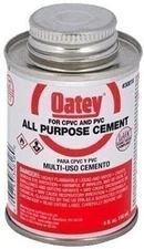 Oatey Homax All Purpose 30818 Clear Cement For CPVC & PVC, 4 Fluid Ounce
